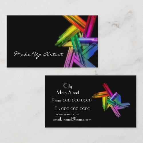 make_up_business business card