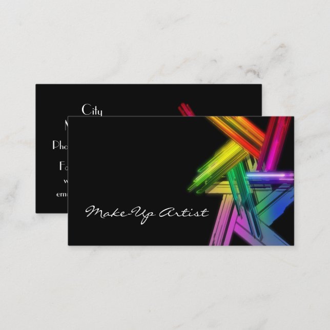 make_up_business business card (Front/Back)