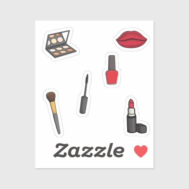 Make-up collection sticker (Sheet)