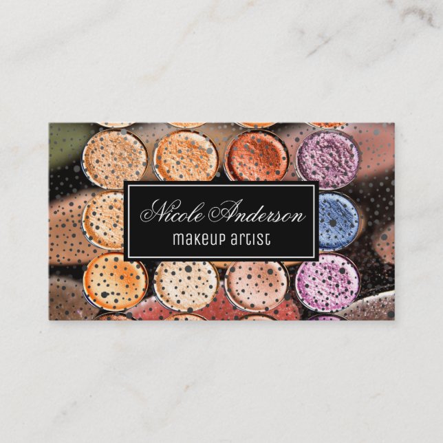 Make Up Kit | Cosmetics Business Card (Front)