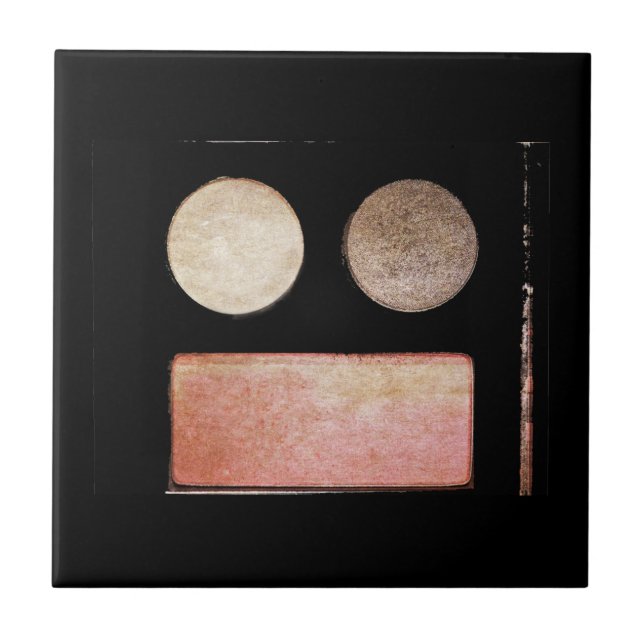 Make-Up Palette-Face by Shirley Taylor Ceramic Tile (Front)