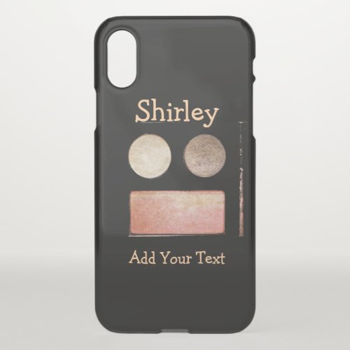 Make_Up Palette_Face by Shirley Taylor iPhone X Case