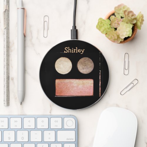 Make_Up Palette_Face by Shirley Taylor Wireless Charger