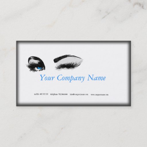 Customizable Make-up Specialist Business Card Template