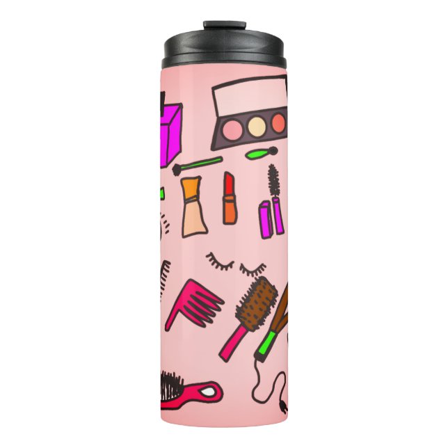 Make up  Style drinkware Thermal Tumbler (Front)