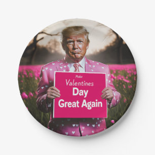 Make Valentine’s Day Great Again Paper Plates
