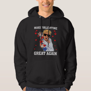 Make Valentines Great Again Trump Salt Hearts Hoodie
