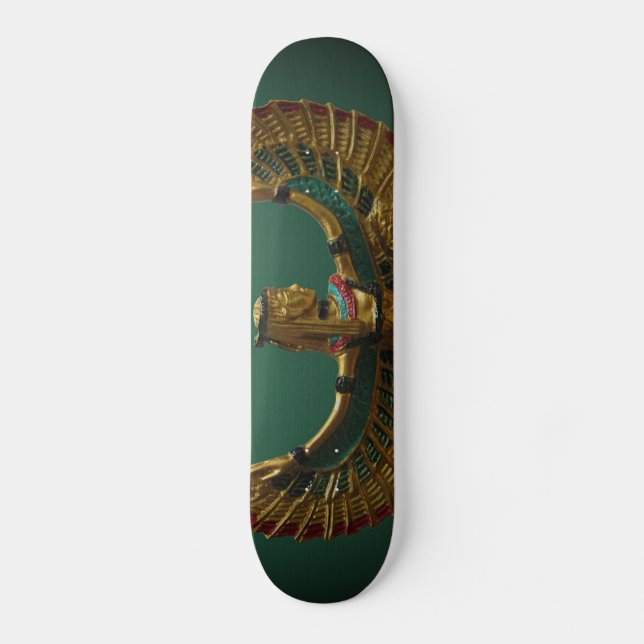 Make Waves Egyptian Angel Skateboard Deck (Front)