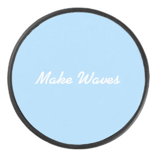 Make Waves Hockey Puck