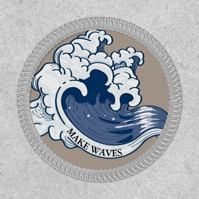 Make Waves Patch (Front)