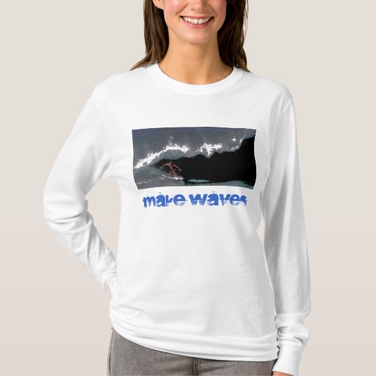Make Waves Pipeline Ladies Long Sleeve T-Shirt