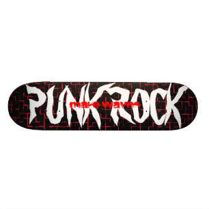 Make Waves Punk Rock Skateboard Deck