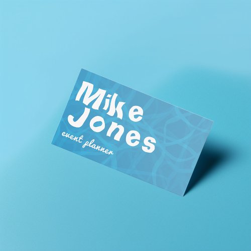 Make Waves Typography Business Card