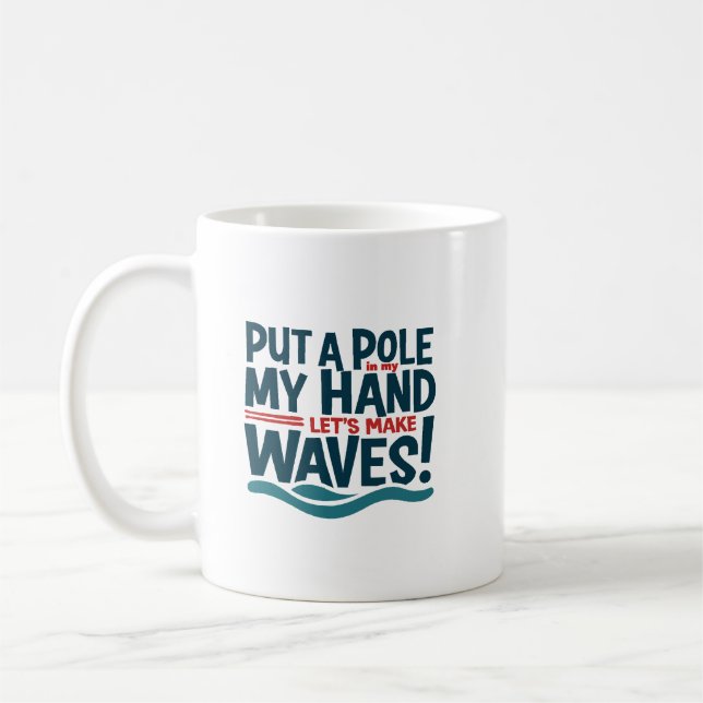 Make Waves with Style Coffee Mug (Left)