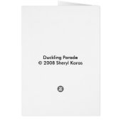 Make Way For Ducklings!!! Cards (Back)