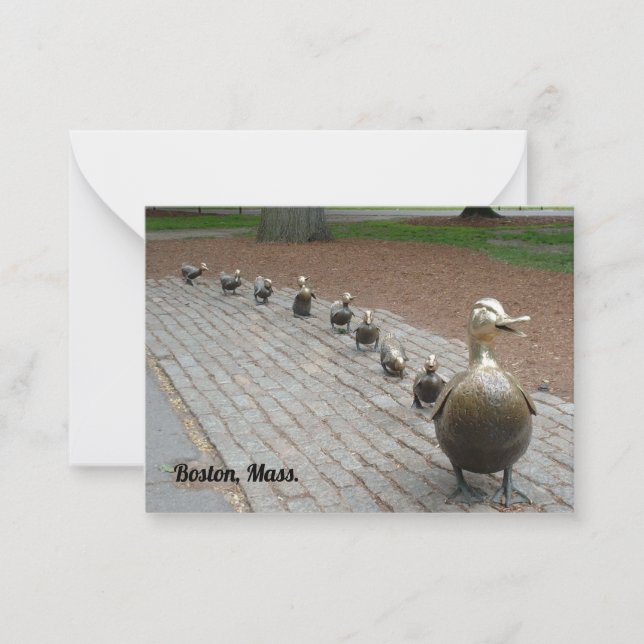 Make Way for Ducklings! Note Card (Front)