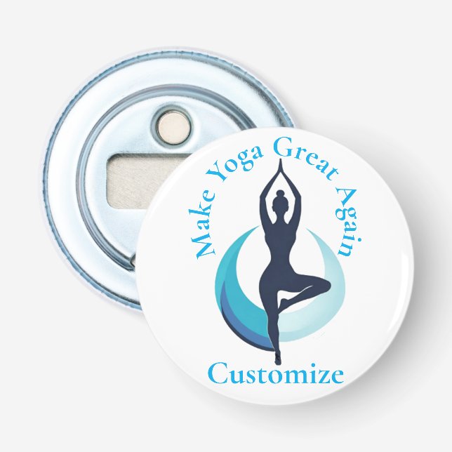 Make Yoga Great Again Thunder_Cove Bottle Opener (Front)