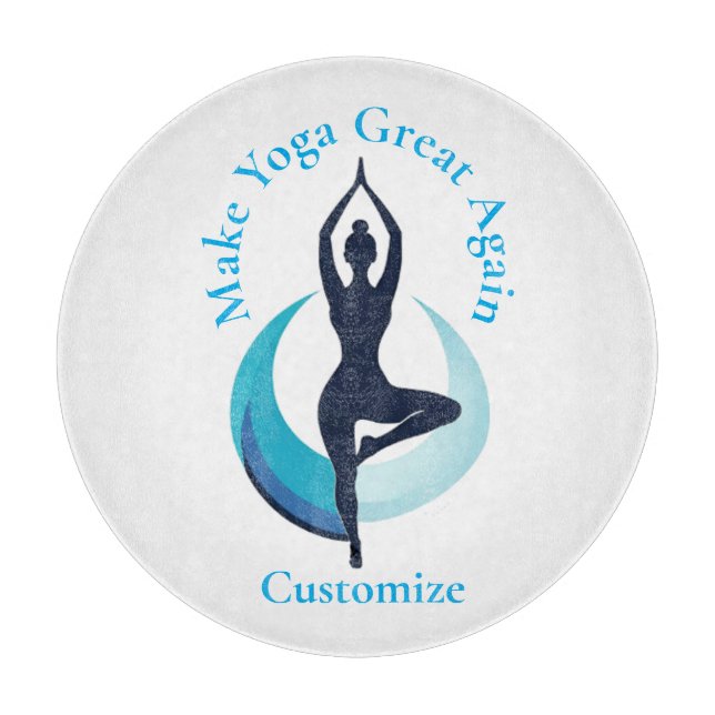 Make Yoga Great Again Thunder_Cove Cutting Board (Front)