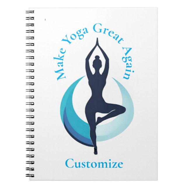 Make Yoga Great Again Thunder_Cove Notebook (Front)