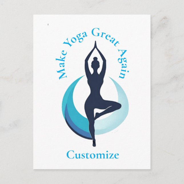 Make Yoga Great Again Thunder_Cove Postcard (Front)