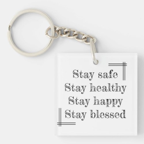 Make You Feel Blessed Keychain
