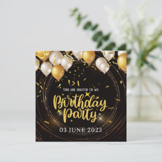 Make Your Birthday Extra Special with Custom Invit Invitation