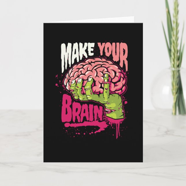Make Your Brain Card (Front)