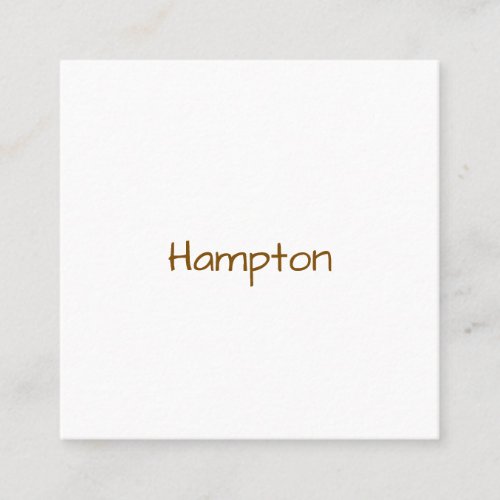 Make Your Brand 2.5" x 2.5" Normal Loyalty Card