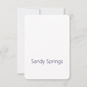 Make Your Brand 3.5" x 5" Rounded Invitation