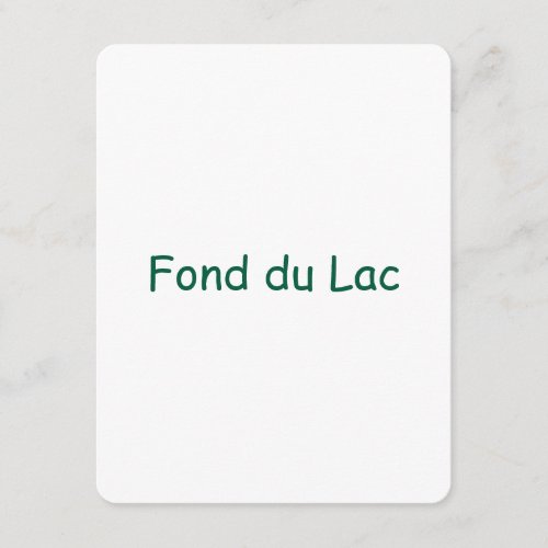 Make Your Brand 4.25" x 5.5" Rounded Flat Advice Card