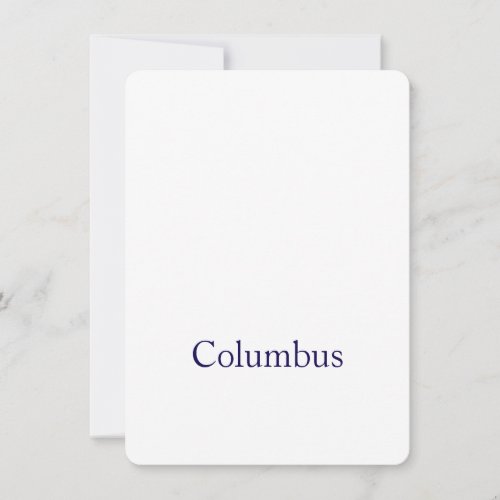 Make Your Brand 4.5" x 6.25" Rounded Invitation