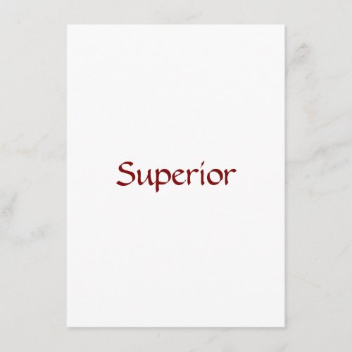 Make Your Brand 4.5" x 6.25" Squared Flat Advice Card