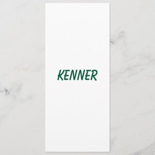 Make Your Brand 4" x 9.25" Squared Flat Advice Card