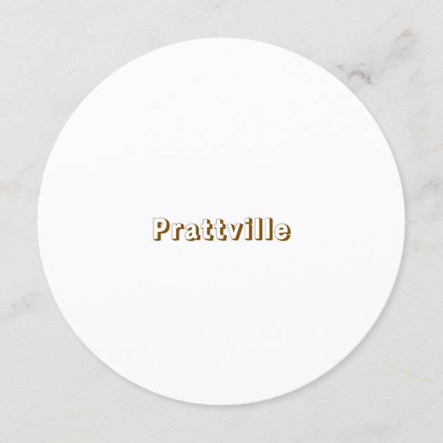 Make Your Brand 5.25" x 5.25" Circle Flat Program (Front)