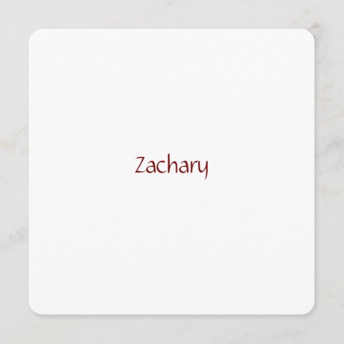 Make Your Brand 5.25" x 5.25" Rounded Flat Advice Card