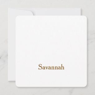 Make Your Brand 5.25" x 5.25" Rounded Invitation