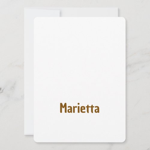 Make Your Brand 5.5" x 7.5" Rounded Invitation