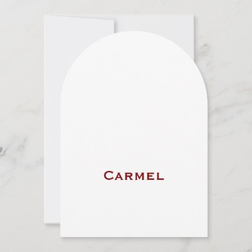 Make Your Brand 5" x 7" Arch Invitation