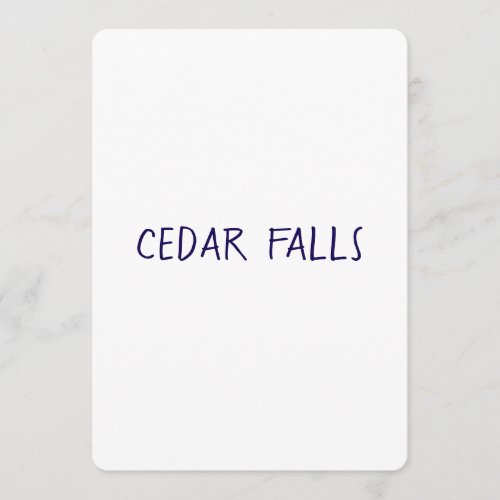 Make Your Brand 5" x 7" Rounded Flat Advice Card