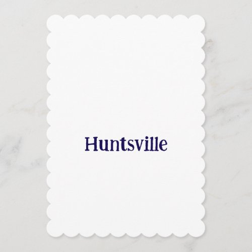 Make Your Brand 5" x 7" Scalloped Flat Advice Card