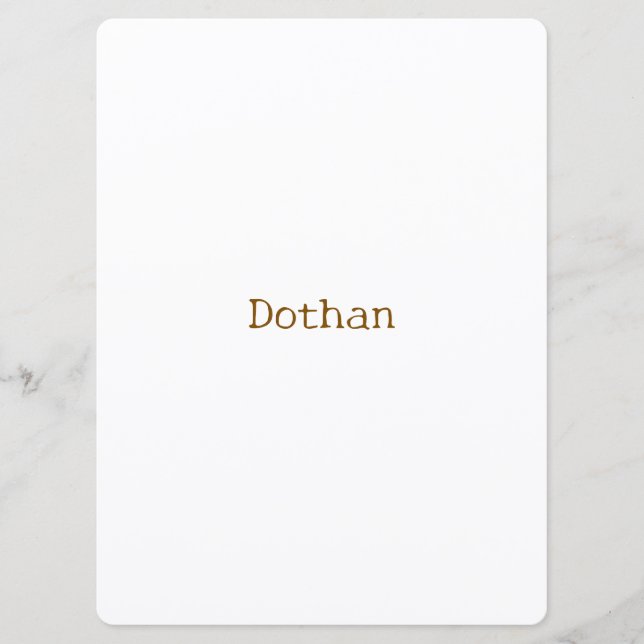 Make Your Brand 6.5" x 8.75" Rounded Flat Program (Front)