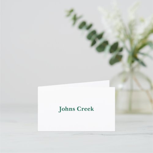 Make Your Brand Book Fold Horizontal Folded  Loyalty Card