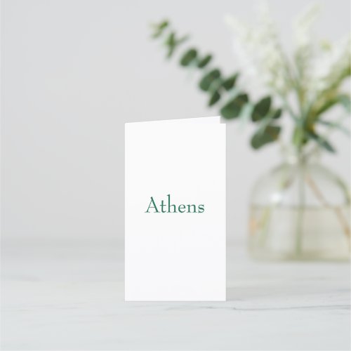 Make Your Brand Book Fold Vertical Folded  Loyalty Card
