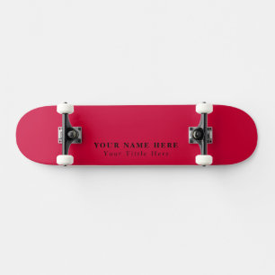 Make Your Brand Goji Berry Modern Skateboard