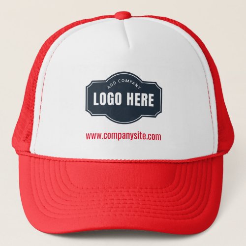 Make Your Business Logo and Website Address Trucker Hat