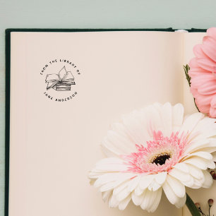 Make Your Custom Vintage From The Library Of Self-inking Stamp