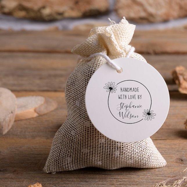 Make Your Exclusive & Stylish Handmade with Love Rubber Stamp (Creator Uploaded)