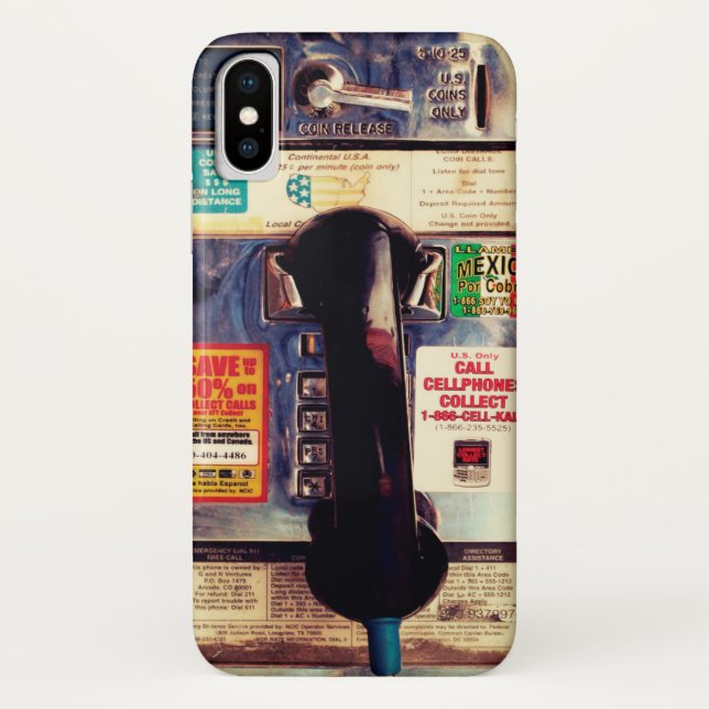 Make Your iPhone Look Like An Old Pay Phone Case-Mate iPhone Case (Back)