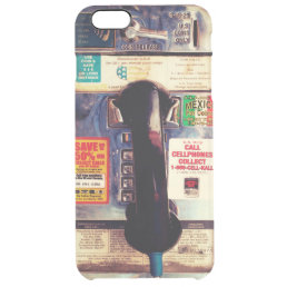 Make Your iPhone Look Like An Old Pay Phone Clear iPhone 6 Plus Case