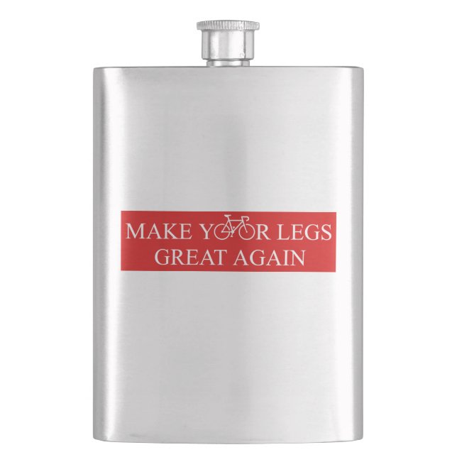 Make Your Legs Great Again Hip Flask (Front)